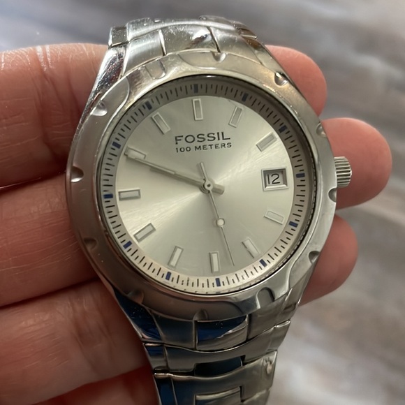 Fossil Stainless Steel Men’s Silver Watch - Picture 3 of 7